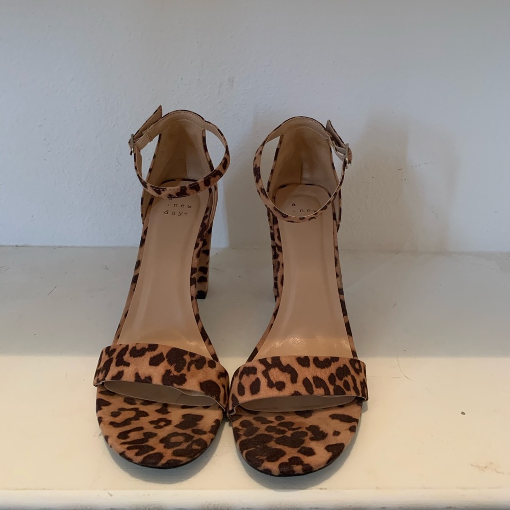 Cheetah print heels